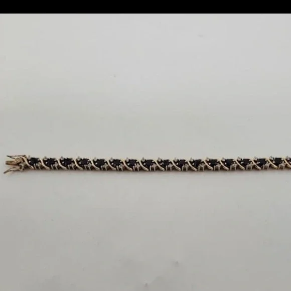 Sterling GT MILOR Italy Sapphire bracelet
